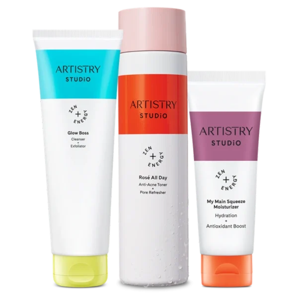 Artistry Studio Glow-Up Solution Bundle – Daily Skincare Routine Set