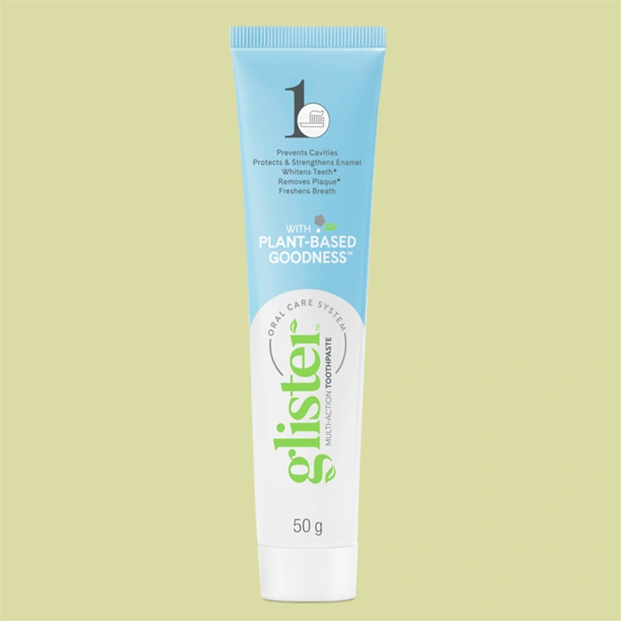 Glister Travel Size Multi-Action Toothpaste – 6 Pack Mini Tubes