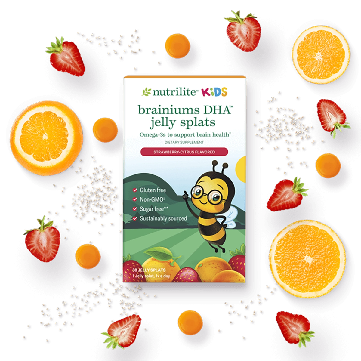 Kids DHA Supplement – Nutrilite Brainiums Jelly Splat Kids DHA Supplement – Nutrilite Brainiums Jelly Splat