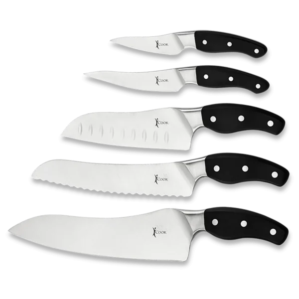 Knife Set Kitchen – iCook 5 Piece Knifeware Set