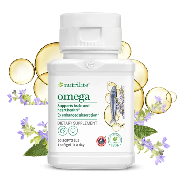 Nutrilite Omega Supplement for Heart Brain Health Support