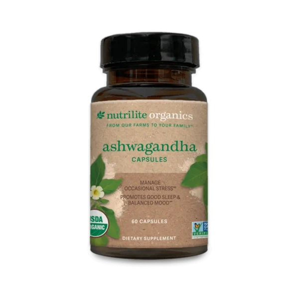 Nutrilite Organics Ashwagandha Capsules – Stress & Sleep Support