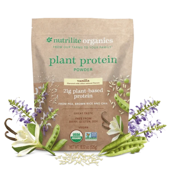 Nutrilite Organics Plant Protein Powder Vanilla