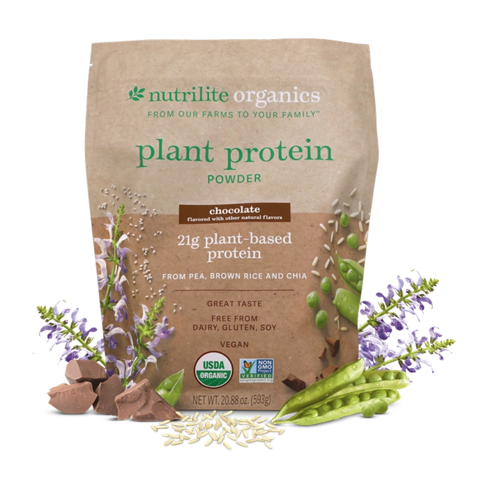 Nutrilite Plant Protein Powder Chocolate Organic Formula Nutrilite Plant Protein Powder Chocolate Organic Formula
