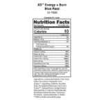 XS Energy + Burn Drink Blue Razz – Zero Sugar 12oz