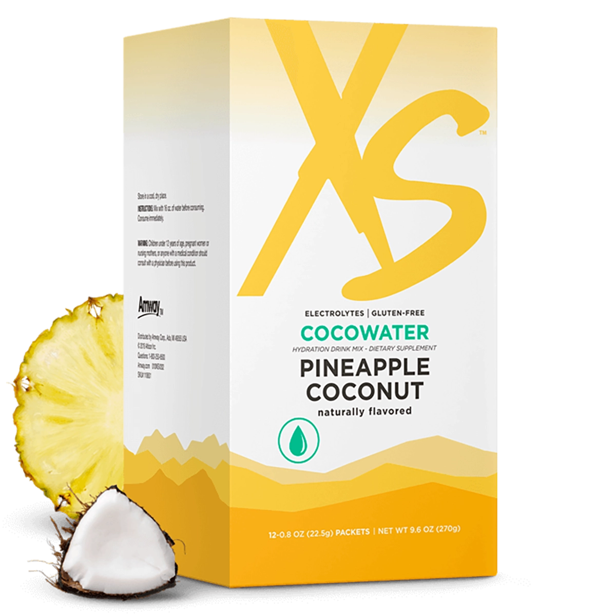 XS Hydration Drink Mix Pineapple Coconut – CocoWater XS Hydration Drink Mix Pineapple Coconut – CocoWater