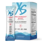 XS Pre Workout Boost Blue Raspberry – 12 Stick Packs