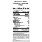 XS Protein Crisps Sriracha Lime – High Protein Snack