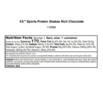 XS Protein Shake Rich Chocolate – 25g Protein Ready Drink